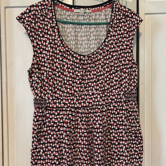 Boden buoy print summer dress - with pockets - Size 12 - Picture 4 of 8